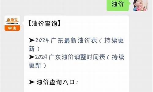 广东中山今日油价-广东中山油价调整最新